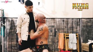 Guillaume cum filled tops Bastian Karim