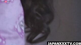 Private moment highlights Japanese lady's secret masturbation