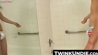 TwinkUndie.com - Joey Steels fills his undies with hot cum after a intense jerking