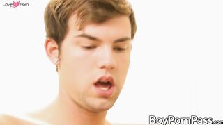 His fit body is worked by that big hard cock nice and deep