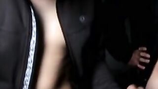 Lucky guys get a great round of head from a slutty girl