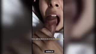 Sexy Slim Horny girlfriend giving blowjob all clips viral xxx