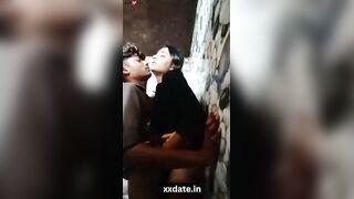 Super sexy figure desi tamil girl showing boobs on mirror