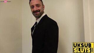 UKSubSluts.com - Busty sub Jennifer Mendez rough rides Masters BDSM dick with anal