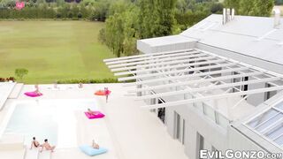 Gorgeous pornstar fucked hardcore from behind up her asshole