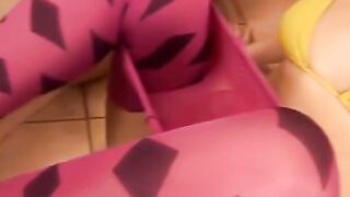 Sannes Kitchen Conquest A Big titted Blonde Bites Back
