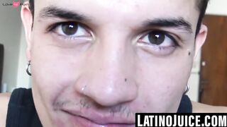 Latino ass destroyed in depraved threesome