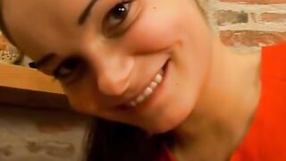 Slim beauty Ellens Hardcore Sex toy Delight