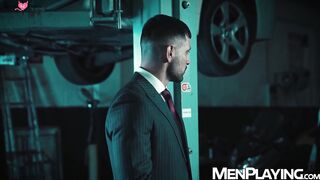 Denis Vega stretches Oskar Ivans tight ass with his muscular cock