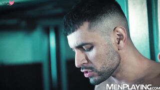 Denis Vega stretches Oskar Ivans tight ass with his muscular cock
