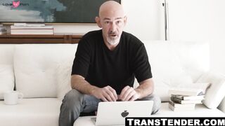 Sensual tbabe's rough anal leads to a cum facial