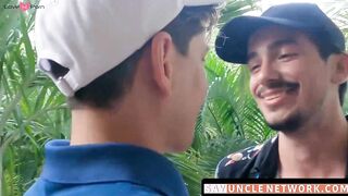 SayUncleNetwork.com - Tattooed jock Octavio's deep drilling by Ragel's massive dick