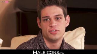MaleIcons.com - Hungry Dante Colle's intense anal play with adorable Michael Delray's