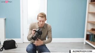 naughty model fucks horny photographer