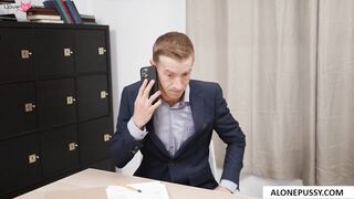 office slut desperate for dick