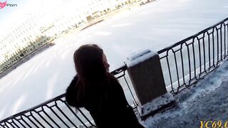 Fresh barely legal Aziza gets her vag tamed