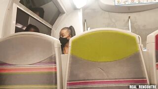 A Tourist Ukrainian Pounded & Squirts Inside The Train
