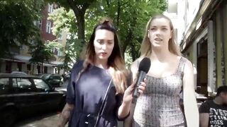 HITZEFREI Slim blonde finds random bro on street