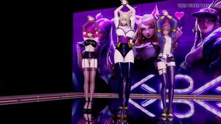 R18 MMD BLACKPINK - KiII This Love KDA Striptease