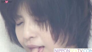 NipponSexTV.com - japanese chick Natsumi taped masturbating by voyeur on hidden camer