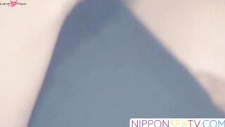 NipponSexTV.com - japanese chick Natsumi taped masturbating by voyeur on hidden camer