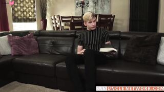 SayUncleNetwork.com - Twink seduced by stepfather with a wet blowjob and ends up rawp