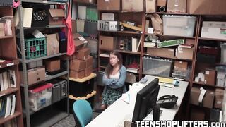 Brooke Bliss hammered by real big dick cop in the office