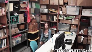 Brooke Bliss hammered by real big dick cop in the office