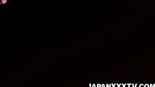 Orgasmic pussy play revealed as the Japanese teen gets taped