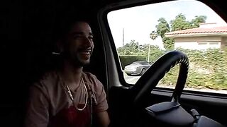 Enticing latin brunette Diana fucks on camera