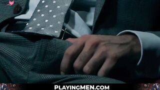 PlayingMen.com - Sexy jock Darius Ferdynand's 3way hardcore fucking by classy and dom