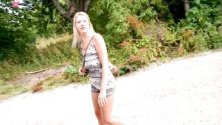 MikeBigDick - Blonde Couldn't Resist Tasting His Massive Veiny Cock
