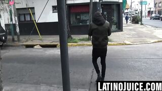 Pierced boy sucks cock POV then takes outdoor bareback