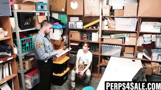 Security squad gangbangs thiefs hole in interrogation
