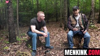 Colt Spence captures Brody Fox for outdoor rope bondage adventure