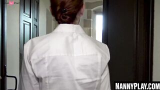 Mature client Emma Rubis slobbers all over my cock while I rail her