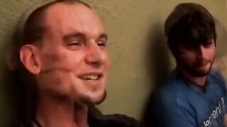 FuckingStraightBoys.com - Amateur white dude enjoys hung ebony FMM gangbang