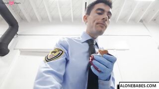 soaked panty slutting in the security line with scarlett alexis jordi el nino polla v