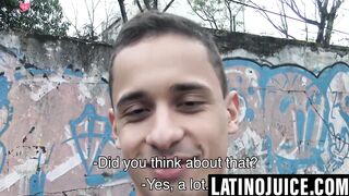 Three well hung straight Latinos in intense threesome sex