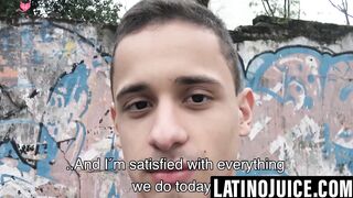 Three well hung straight Latinos in intense threesome sex