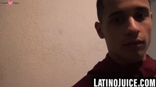 Petite Latino overwhelmed by massive cock and facial