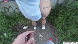 cute colombian outdoor sex
