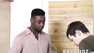 Black man is here to pound his young lover bareback style