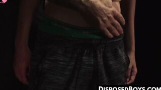 Sexy teen jerked off by hot bearded daddy