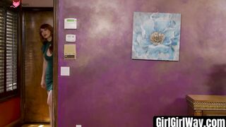 GirlGirlWay.com - Pussy-loving MILF queened and devoured by teen girlfriends