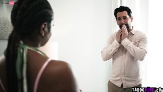 Stepdad caught lusting for stepdaughter Destiny Mira