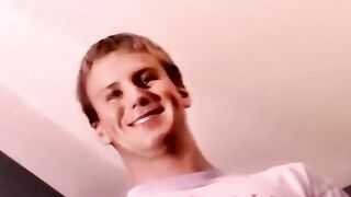 JoeSchmoeXXX.com - Nasty looking amateur guy plays with his hard cock