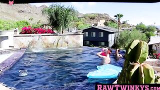 RawTwinkys.com - Big dick twink fucks Ginger boyfriend raw after oral fun session
