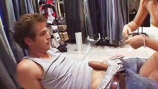 Voracious young brunette chick first time cherry fucked