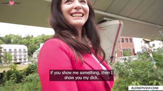 boss milf caught sucking cock